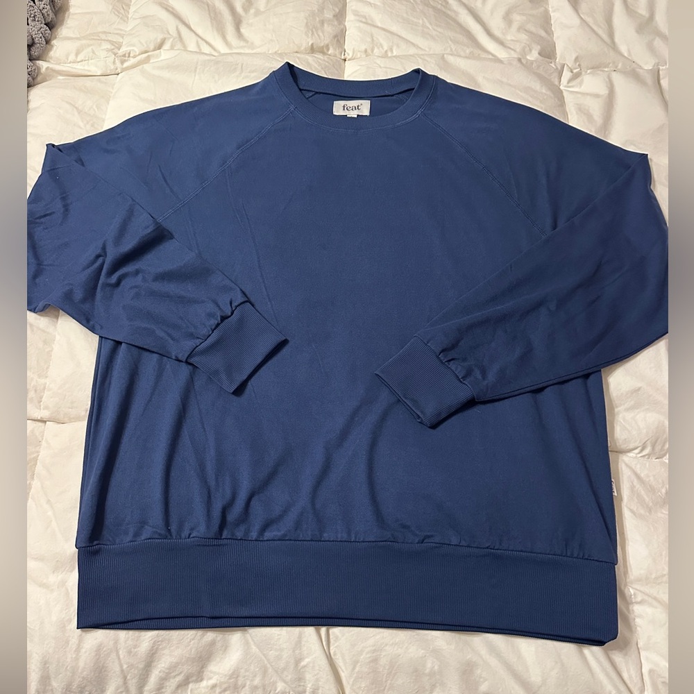Feat Unisex Navy Roam Crewneck - NWT - Size L - Picture 4 of 11